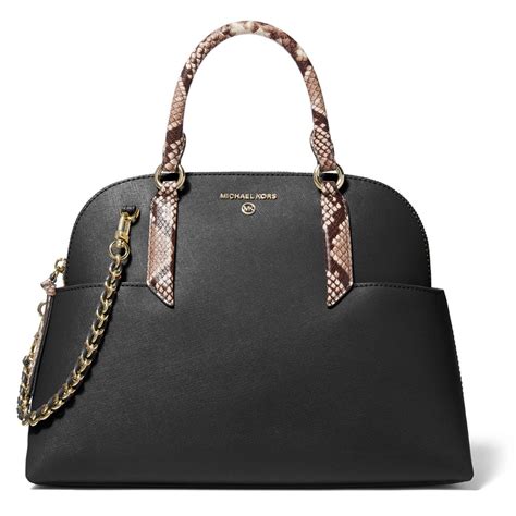 michael kors hudson large leather satchel|Michael Kors small satchel handbag.